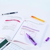image:imageAvery HiLiter DeskStyle Highlighters Smear Safe Ink Chisel Tip 12 Fluorescent Purple Highlighters 2406012 Count Pack of 1