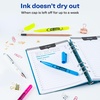 image:imageAvery HiLiter PenStyle Highlighters Smear Safe Ink Chisel Tip 6 Assorted Color Highlighters 235853 Count Pack of 1