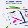 image:imageAvery HiLiter PenStyle Highlighters Smear Safe Ink Chisel Tip 6 Assorted Color Highlighters 235854 Count Pack of 1