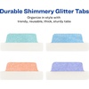 image:imageAvery Margin Ultra Tabs 25 x 1 Pastel Sparkle Shimmer Designs 16 Repositionable Page Tabs 74150