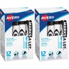 image:imageAvery Marks A Lot Dry Erase Markers Low Odor Chisel Tip 12 Black Whiteboard Markers for Classroom and School Supplies Office Supplies and More 24408Black