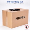 image:imageAvery Marks A Lot Jumbo Chisel Tip Marker DeskStyle Size Water and Wear Resistant 12 Black Markers 24148