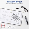 image:imageAvery MarksALot Permanent Markers Large DeskStyle Size Chisel Tip Water and Wear Resistant 12 Black Markers 98028Regular Chisel Tip