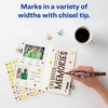 image:imageAvery MarksALot Permanent Markers Large DeskStyle Size Chisel Tip Water and Wear Resistant 12 Brown Markers 088811 Count Pack of 1