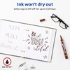image:imageAvery MarksALot Permanent Markers Large DeskStyle Size Chisel Tip Water and Wear Resistant 12 Brown Markers 088811 Count Pack of 1