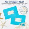 image:imageAvery Pearlized Ivory Rectangle Labels Sure Feed Technology PrinttoTheEdge 2 x 3 80 Pearlized Ivory Labels LaserInkjet Printable80 labels