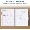image:imageAvery Planner Undated 12Month Planner with Monthly Title Stickers 825 x 975 Weekly Spread Sage Harmony Design 29876