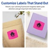 image:imageAvery Printable Arched Square Labels Sure Feed Technology 2 x 2316 Neon Magenta Labels PrintToTheEdge LaserInkjet Printable 120 Total Great for Cosmetics and Soaps120 labels