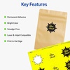 image:imageAvery Printable Burst ID Labels with Sure Feed 214 Diameter Assorted Neon Colors Magenta Green and Yellow Laser amp Inkjet Compatible 180 Blank Labels Total 5995One Size