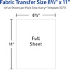 image:imageAvery Printable Heat Transfer Paper for Light Fabrics 85 x 11 Inkjet Printer Compatible 6 Sheets of Iron On Transfer Paper Great for Custom Shirts Uniforms Gifts and More 327185x11