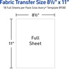image:imageAvery Printable Heat Transfer Paper for Light Fabrics 85 x 11 Inkjet Printer Compatible 6 Sheets of Iron On Transfer Paper Great for Custom Shirts Uniforms Gifts and More 327185x11