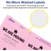 image:imageAvery Printable Labels Sure Feed Technology 2 x 258 Assorted Bright Colors Pink Blue Green Yellow and Orange Laser amp Inkjet Compatible 150 Blank Labels Total 43312 x 258 Pack of 6