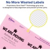 image:imageAvery Printable Labels Sure Feed Technology 2 x 258 Assorted Bright Colors Pink Blue Green Yellow and Orange Laser amp Inkjet Compatible 150 Blank Labels Total 43312 x 258