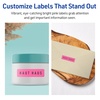 image:imageAvery Printable Rectangle Labels Sure Feed Technology 12 x 134 Bright Pink Labels PrinttoTheEdge LaserInkjet Printable 600 Total Great for Jars and More1 200 labels