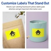 image:imageAvery Printable Rectangle Labels Sure Feed Technology 2 x 4 Neon Yellow Labels LaserInkjet Printable 100 Total Great for Mailing and Candles200 labels