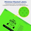 image:imageAvery Printable Rectangle Labels Sure Feed Technology 3 x 5 Neon Green Labels PrinttoTheEdge LaserInkjet Printable 30 Total Great for Shipping and Packaging30 labels