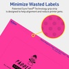 image:imageAvery Printable Rectangle Labels Sure Feed Technology 4 x 6 Neon Magenta Labels PrinttoTheEdge LaserInkjet Printable 20 Total Great for Shipping and Packaging80 labels