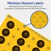 image:imageAvery Printable Round Labels Sure Feed Technology 1 Diameter Bright Yellow Labels PrinttoTheEdge LaserInkjet 480 Total Great for Price Stickers and Mailing Seals1 920 labels