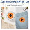 image:imageAvery Printable Round Labels Sure Feed Technology 112 Diameter Bright Orange Labels PrinttoTheEdge LaserInkjet Printable 200 Total Great for Stickers and Candles400 labels