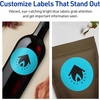 image:imageAvery Printable Round Labels Sure Feed Technology 312 Diameter Bright Blue Labels PrinttoTheEdge LaserInkjet Printable 80 Total Great for Packaging and Candles320 labels