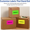 image:imageAvery Printable Shipping Labels 512 x 812 Neon Green Laser amp Inkjet Compatible 200 Blank Labels Total Great for Branding Mailing Organizing and More 5952Neon Magenta