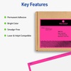 image:imageAvery Printable Shipping Labels 512 x 812 Neon Green Laser amp Inkjet Compatible 200 Blank Labels Total Great for Branding Mailing Organizing and More 5952Neon Magenta