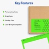 image:imageAvery Printable Shipping Labels with Sure Feed 2 x 4 Assorted Neon Colors Magenta Green Yellow Laser amp Inkjet Compatible 150 Blank Labels Total 5978