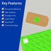 image:imageAvery Printable Square Labels Sure Feed Technology 1 x 1 Neon Green Labels PrinttoTheEdge LaserInkjet Printable 480 Total Great for Soaps and QR Codes480 labels