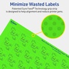 image:imageAvery Printable Square Labels Sure Feed Technology 1 x 1 Neon Green Labels PrinttoTheEdge LaserInkjet Printable 480 Total Great for Soaps and QR Codes480 labels