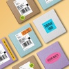 image:imageAvery Printable Square Labels Sure Feed Technology 4 x 4 Bright Yellow Labels LaserInkjet Printable 40 Total Great for Packaging and Ingredients80 labels