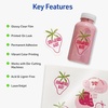 image:imageAvery Printable Sticker Paper 85 x 11 Glossy Clear Permanent Adhesive LaserInkjet Compatible 7 FullSize Label Sheets Great for Product Branding Cute Stickers Custom Signs and More 439785 x 11