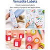 image:imageAvery Printable Sticker Paper 85 x 11 Matte White Repositionable Adhesive LaserInkjet Compatible 5 FullSize Label Sheets Great for Product Branding Cute Stickers Crafts and More 53202Matte White