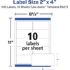image:imageAvery Shipping Labels Sure Feed and Easy Peel Technology Glossy White Labels 2 x 4 Permanent Adhesive LaserInkjet 250 Total 6528One Size
