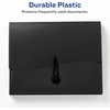 image:imageAvery Slide amp View Expanding File Folder 6 Pockets Letter Size 1 Sage Folder 73546Black