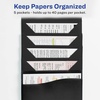 image:imageAvery Slide amp View Expanding File Folder 6 Pockets Letter Size 1 Sage Folder 73546Black