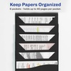 image:imageAvery Slide amp View Expanding File Folder 6 Pockets Letter Size 1 Sage Folder 73546Black