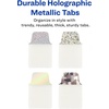 image:imageAvery Ultra Tabs Luxe Collection 1 x 15 Mini Tabs Holographic Iridescent Designs Repositionable 32 Total 74178