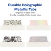 image:imageAvery Ultra Tabs Luxe Collection 25 x 1 Margin Tabs Holographic Iridescent Designs Repositionable 16 Total 74179