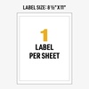 image:imageAvery UltraDuty GHS Chemical Labels for Laser Printers Waterproof UV Resistant 85 x 11 500 Pk 60507500 Labels