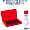 image:imageCarters Felt Red Stamp Pad 275 x 427 Inch Ink Pad 21071275 x 425 Pack of 2