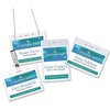 image:imageSecure Top HeavyDuty Badge Holders Horizontal 4w x 3h Clear 25Pack