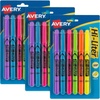 image:imageAVERY HiLiter PenStyle Highlighters Chisel Tip 6 Highlighters Assorted Colors 3 Packs 25602