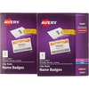 image:imageAvery Clip Name Badges Print or Write 200 Inserts amp Badge Holders with Clips 214 x 312 2 Pack 74461