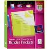image:imageAvery Corner Lock Binder Pockets for 3 Ring Binders Assorted Colors for 85 x 11 Documents AcidFree and ArchivalSafe 3 Binder Folders Total 75310