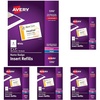 image:imageAvery Customizable Name Badge Inserts for Name Tag Holders 3 x 4 White LaserInkjet Printable 300 Total 5392300 Pack of 5