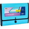 image:imageAvery Expanding File Folder Organizer 13Pocket Accordion File Organizer Aqua Holds 425 LetterA4Size Sheets 7355413 Pockets