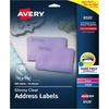 image:imageAvery Glossy Clear Address Labels Sure Feed Technology LaserInkjet 23 x 134 600 Labels 5 Packs 6520
