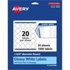 image:imageAvery Glossy White Round Labels Sure Feed Technology 175 Diameter 200 Glossy White Labels PrintToTheEdge Permanent Adhesive LaserInkjet Printable1 000 labels