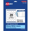 image:imageAvery Glossy White Round Labels Sure Feed Technology 175 Diameter 200 Glossy White Labels PrintToTheEdge Permanent Adhesive LaserInkjet Printable2 000 labels