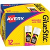 image:imageAvery Glue Stick White Washable 127 oz Permanent Glue Stic 12pk 00196